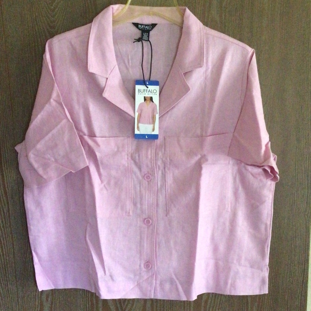 Buffalo David Bitton Light Pink Shirt